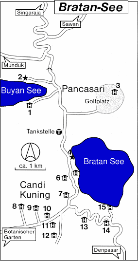 Lageplan - Bratan-See