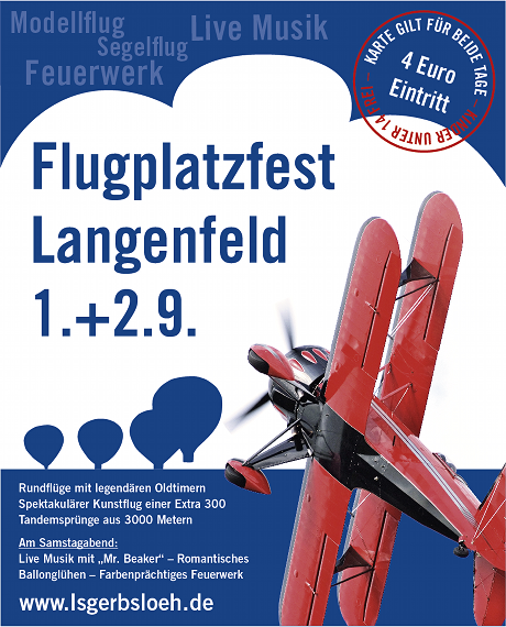 Foto: Flyer Flugplatzfest Langenfeld