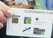 Telefonkarte der
Deutschen Telekom