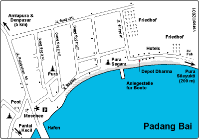 Karte: Padang Bai