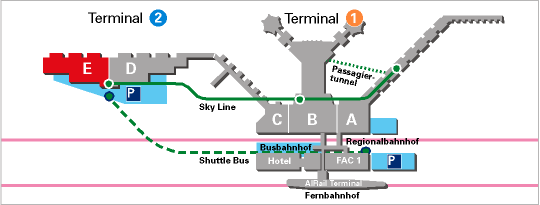 Plan - Flughafen: Frankfurt/Main