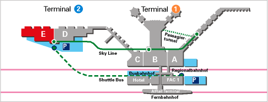 Аэропорт Франкфурт (FRA): терминалы, стыковки, транзит