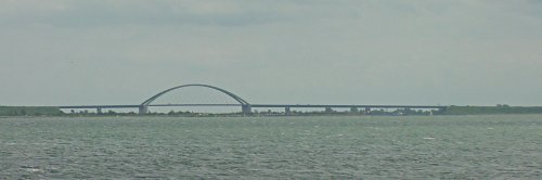 Orth - Blick auf die Fehmarnsund-Brcke