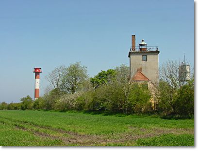 Bild: Marienleuchte, 1967 und 1832 erbaute Leuchtfeuer