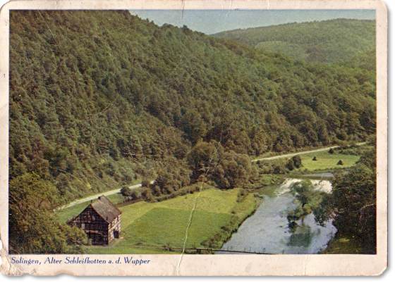 Postkarte: Ende 1943 postalisch gelaufen