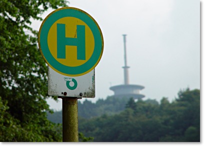 Foto: Haltestellenschild der VRS