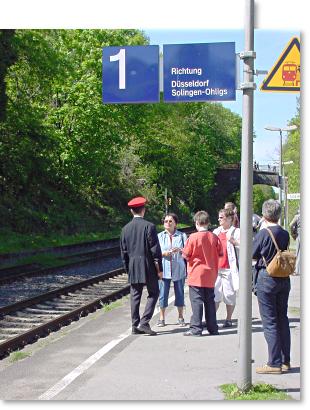 Foto: Bahnsteig Schaberg