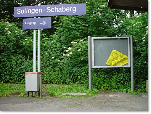 Bahnhalt Solingen-Schaberg, Sa. 11.06.2005