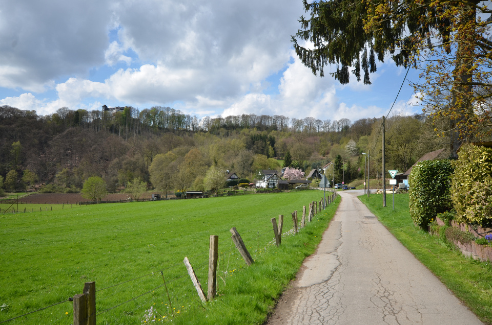 Foto mit Fachwerkbautenund Strae