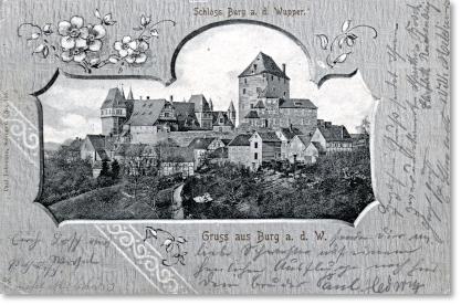 Ansichtskarte aus dem Jahre 1901 (Poststempel)