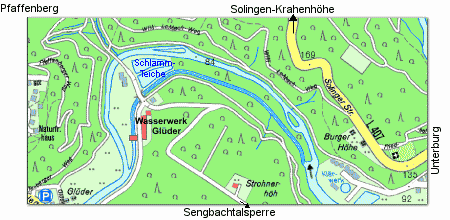 Lageplan Wasserwerk Glder