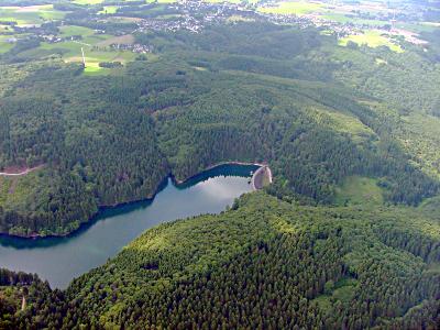 Luftbild - Sengbachtalsperre (23.6.2001)