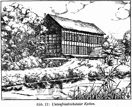 Zeichnung: Untenfriedrichstaler Kotten, 1922