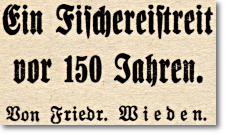 Scan: Fischereistreit vor 150 Jahren