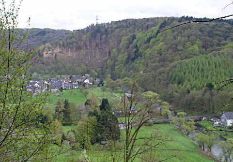 Foto: Blick vom Mhlenberg auf Rden