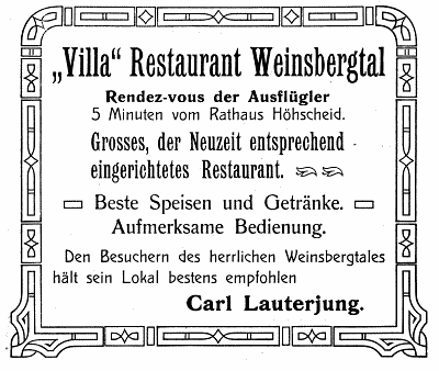 Werbeanzeige 1906