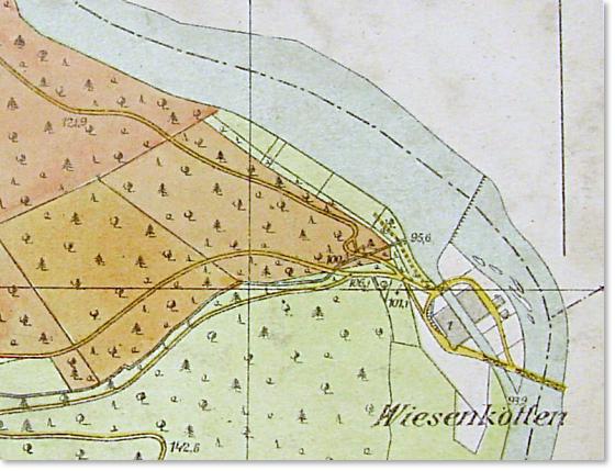 Landkarte aus dem Jahr 1903