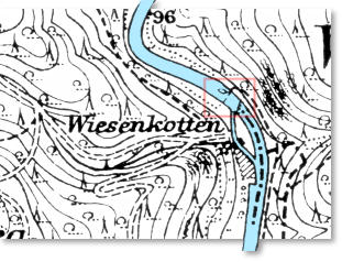 Karte: aufgenommen 1893