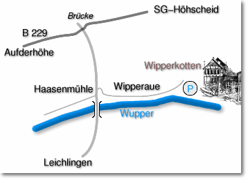 Anfahrtsskizze - Wipperkotten