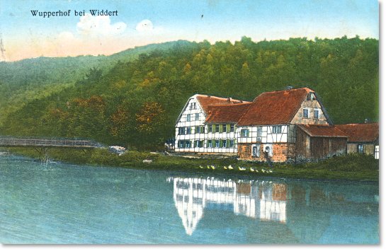 Ansichtskarte aus den 1920er - Wupperhof