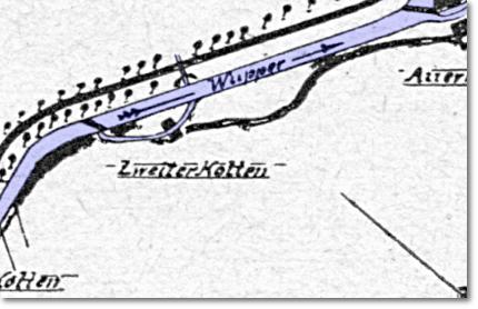 Lageplan: Ausschnittsvergrerung - Zweiter Kotten