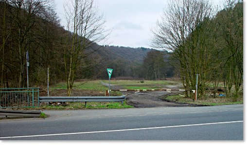 Foto zeigt den Ort des zuknftigen Brckenpark-Parkplatzes