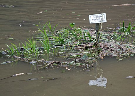 Foto: Baden verboten