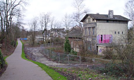 Foto: ehemalige Bahnhof Solingen-Gräfrath