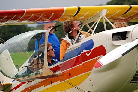 Foto: Kunstflugvorbereitungen