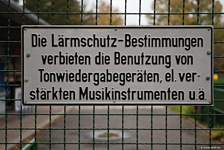 Foto: Schild Lrmschutz