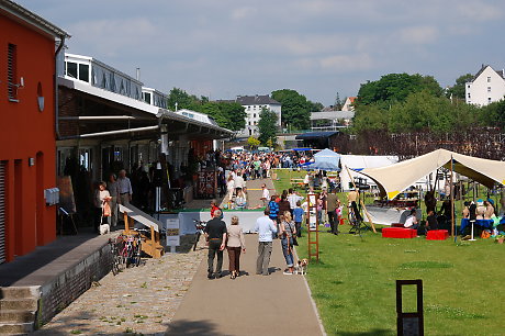 Foto: Besucher Gterhallenfest 2008 im Sdpark