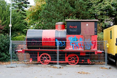 Foto: Lokomotive in Hitdorf