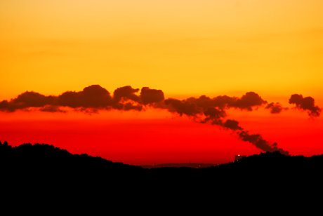 Foto: Deutscher Sonnenuntergang