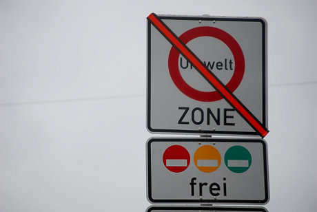 Foto: Verkehrsschild Umweltzone