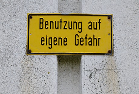 Foto: Benutzung auf eigene Gefahr