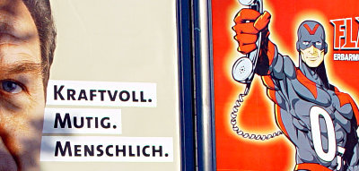 kraftvoll, mutig, menschlich