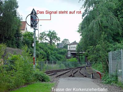 Foto: Trasse der Korkenzieherbahn