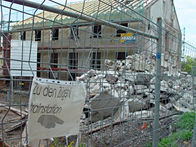 Baustelle Gterhallen