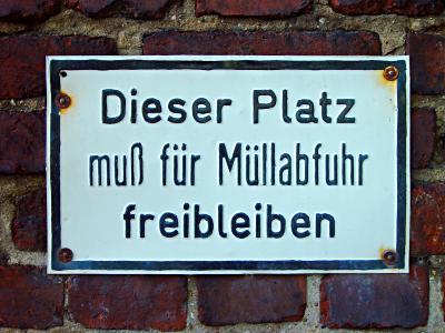 Foto - Schild mit der Aufschrift: