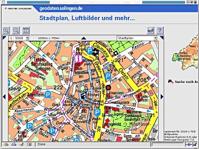 Screendump: geodaten.solingen.de