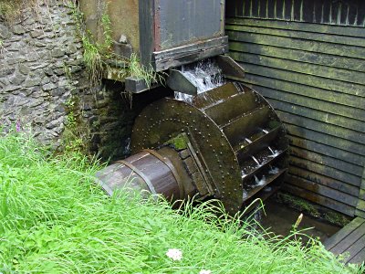 oberschlchtiges Wasserad am Steffenshammer