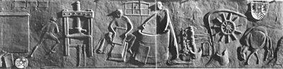 Bronzerelief von Lies Ketterer